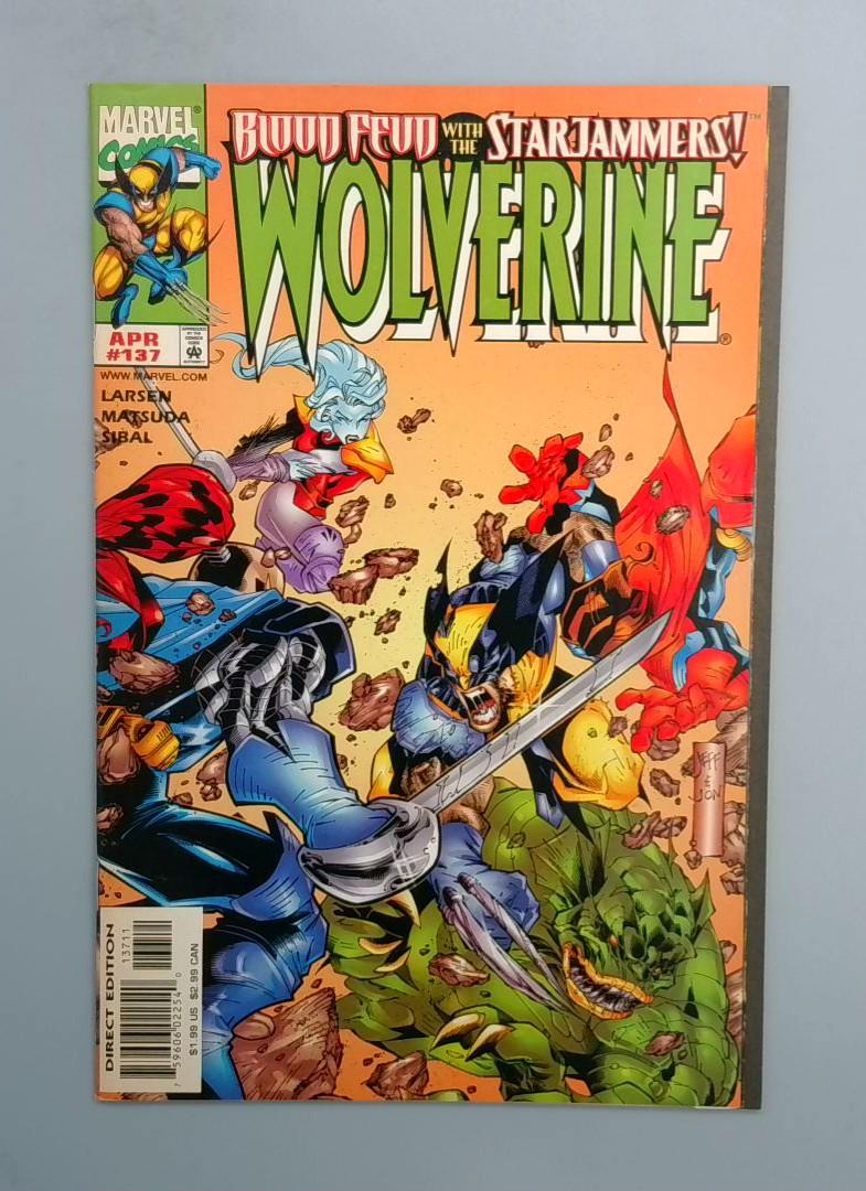 Wolverine #137, NM Blood Feud with the Starjammers, Marvel, 1999 JR1