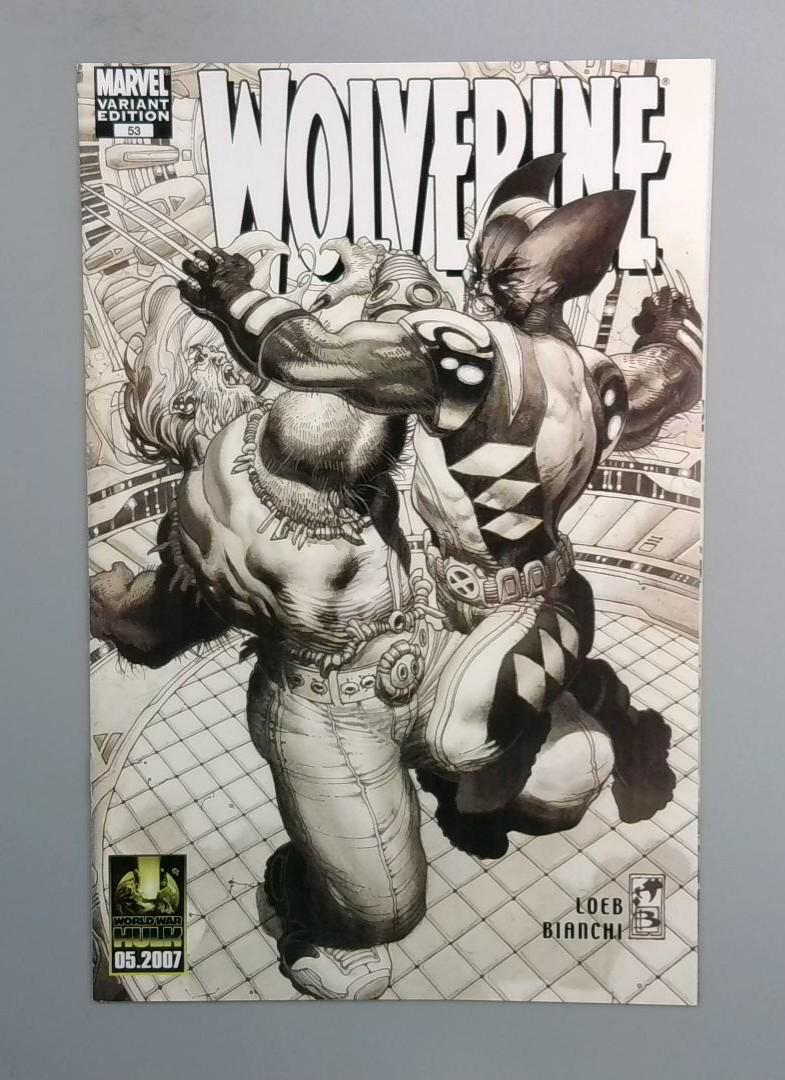 Wolverine #53, NM Sabretooth B&W Variant Marvel, 2007 JR1