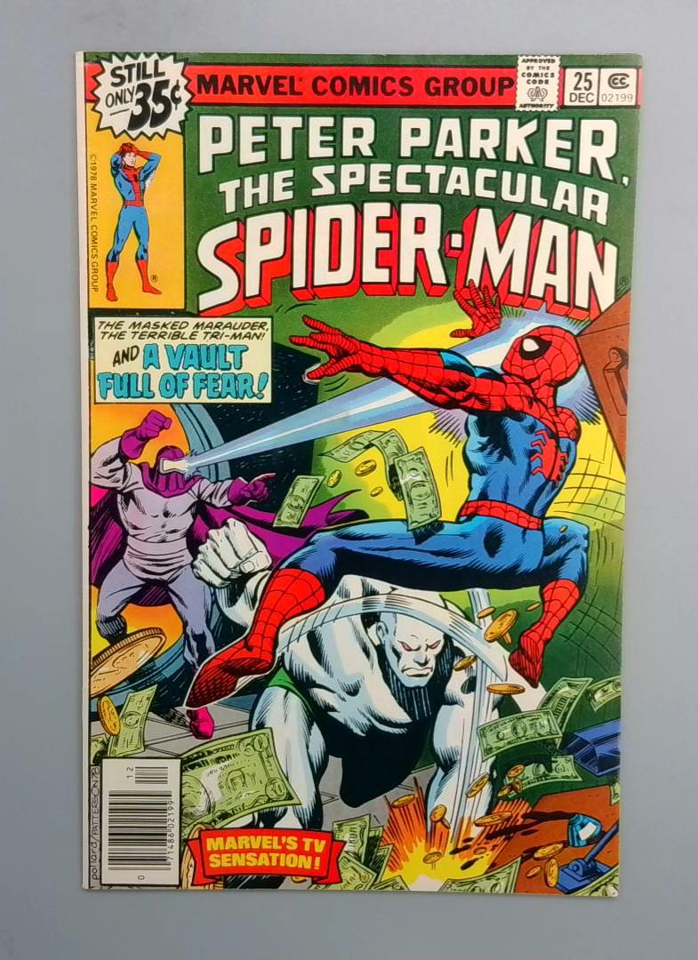 Spectacular Spider-Man #25, VF+ 1st Carrion Marvel Comics, 1978 JR1