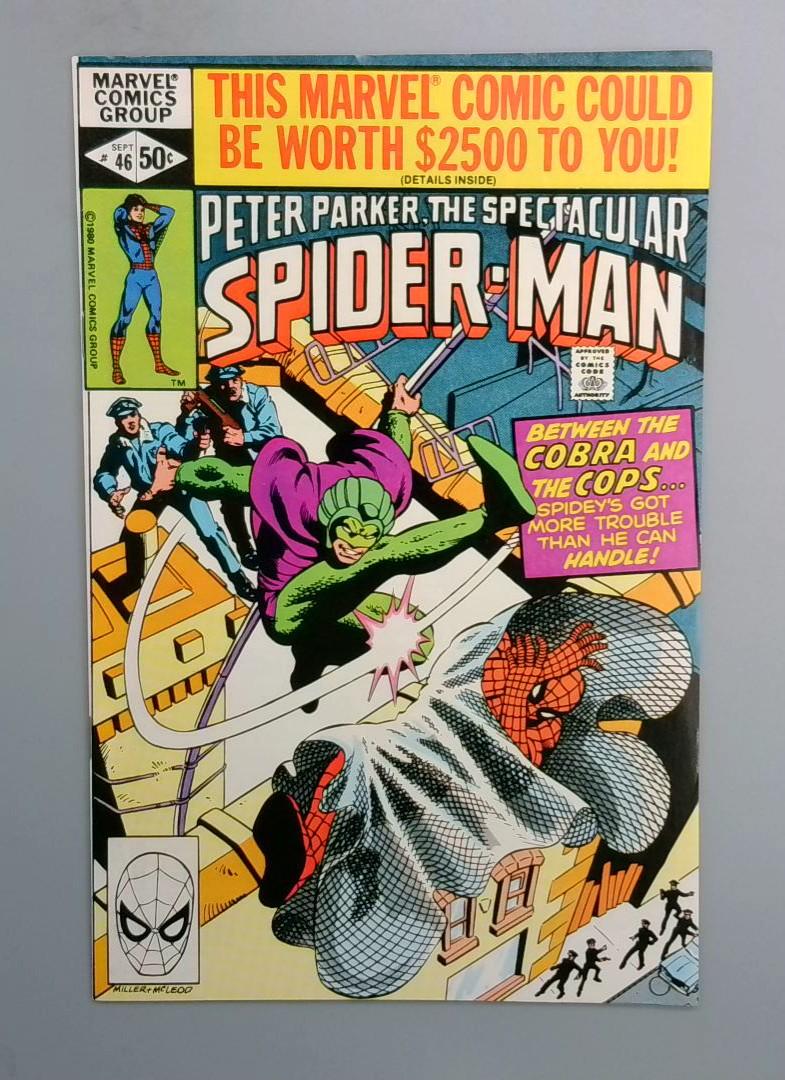 Spectacular Spider-Man #46, VF Marvel Comics, 1980 JR1
