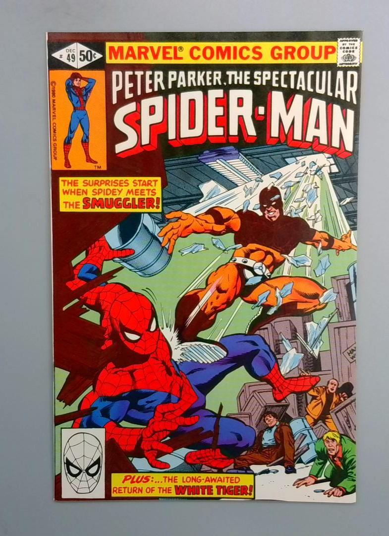 Spectacular Spider-Man #49, NM- 1st Smuggler Marvel Comics 1980 JR1