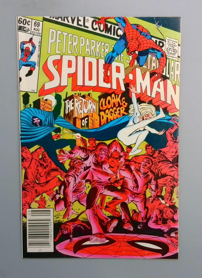 Spectacular Spider-Man #69 VF 2nd Cloak and Dagger, Marvel Comics, 1982 JR1