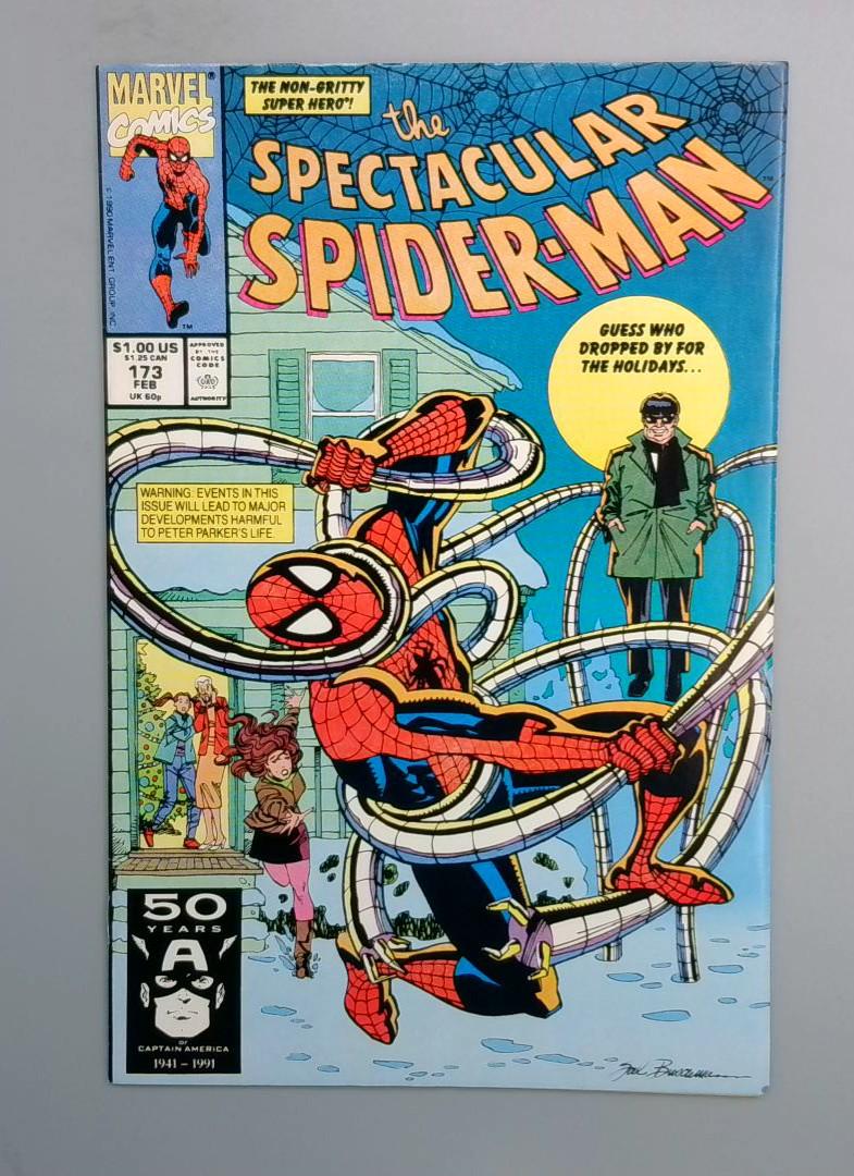 Spectacular Spider-Man #173, VF Marvel Comics, 1991 JR1