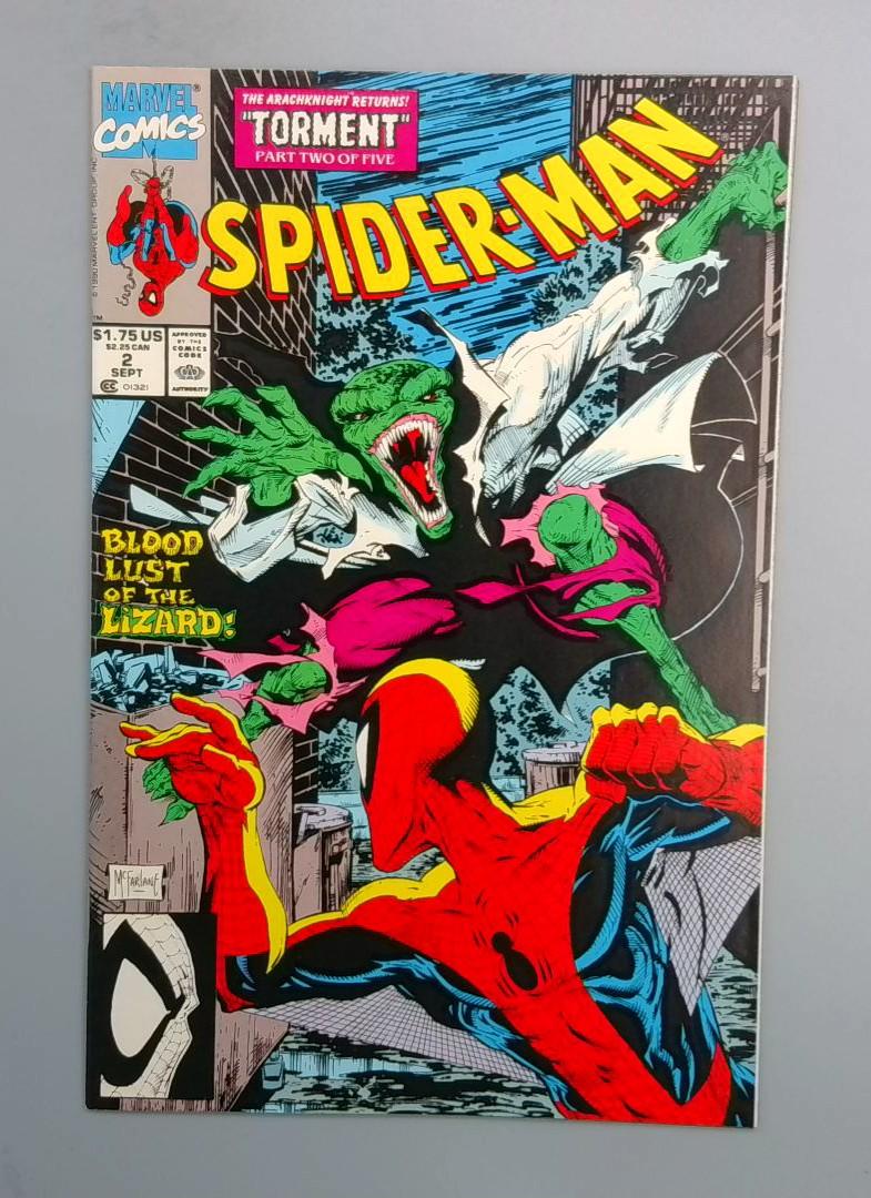 Spider-Man #2 NM Lizard, Todd McFarlane Marvel Comics, 1992 JR1