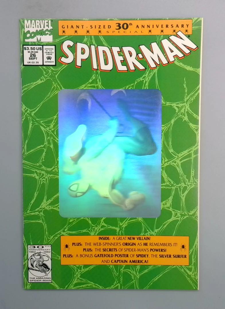 Spider-Man #26, NM- 30th Anniversary Special Marvel Comics, 1992 JR1