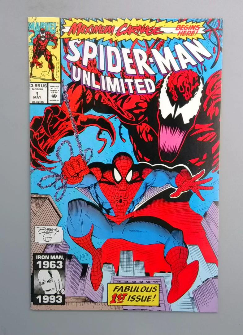 Spider-Man Unlimited #1, NM Maximum Carnage, Marvel Comics, May 1993 JR1