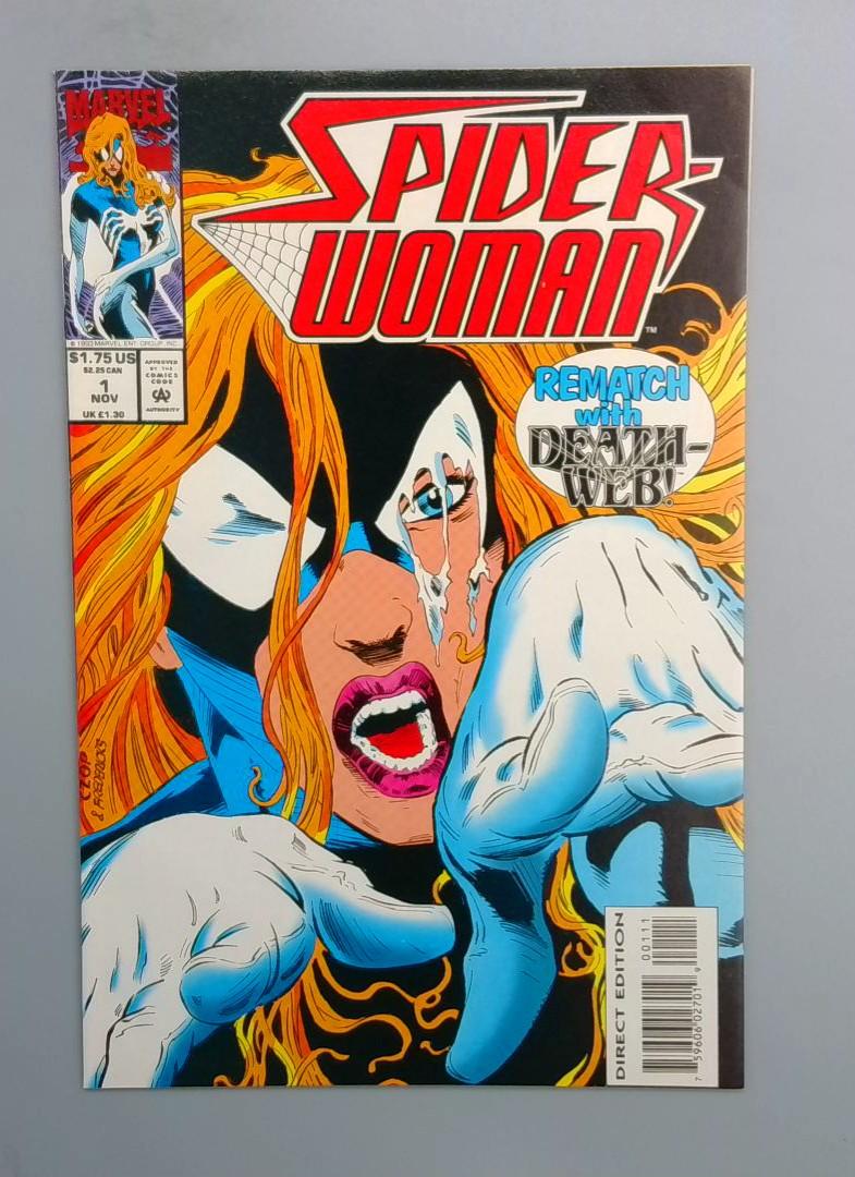 Spider-Woman #1, NM Rematch with Death-Web, Marvel, 1993 JR1