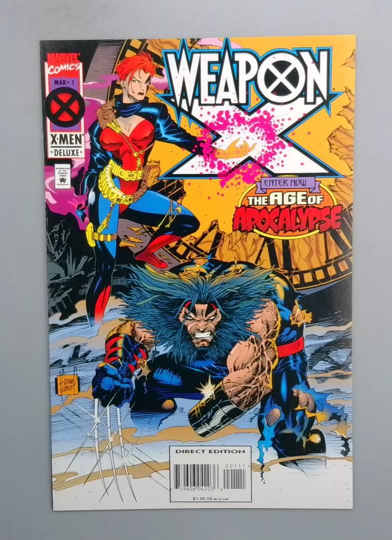 Weapon X #1, NM Age of Apocalypse, Marvel Comics, 1995 JR1