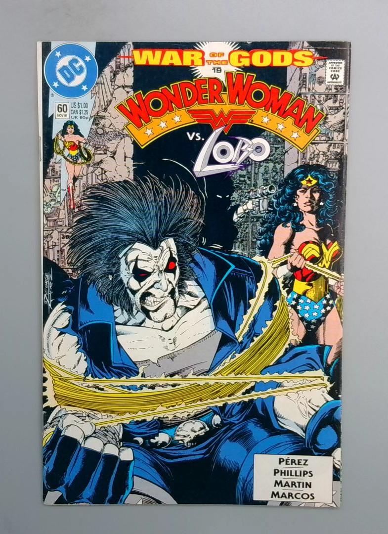 Wonder Woman #60, Lobo Bondage DC Comics, 1992 JR1