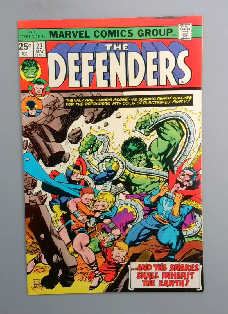 Defenders #23, VF Marvel Comics, May 1975 JR1