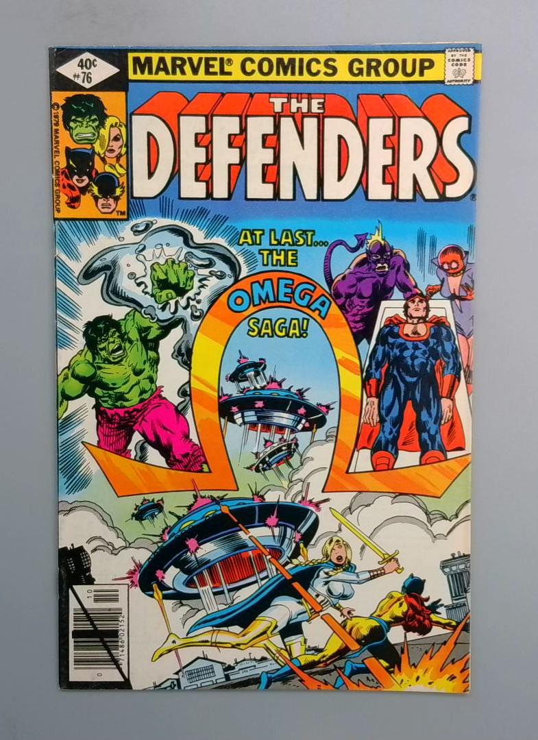 Defenders #76, VF Omega Saga, Marvel Comics Group, 1979 JR1