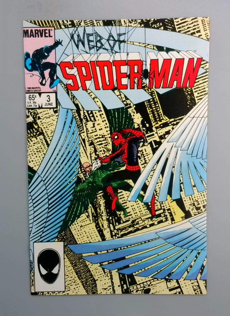 Web of Spider-Man #3, NM John Byrne Marvel Comics, 1985 JR1