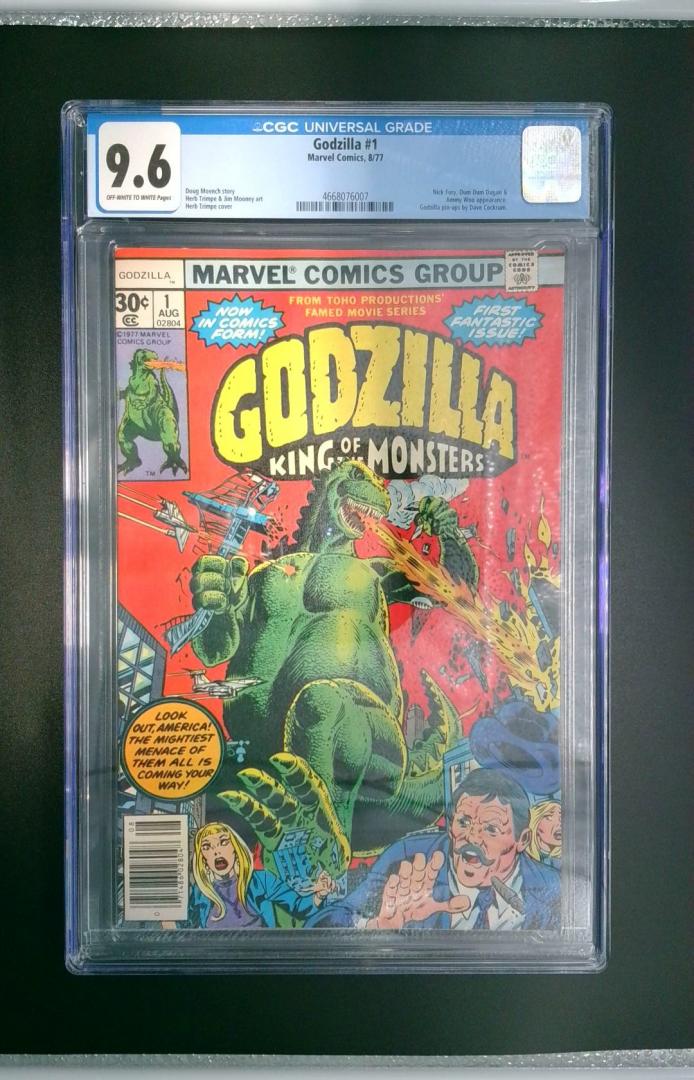 Godzilla #1, CGC 9.6 Marvel Comics, 1977