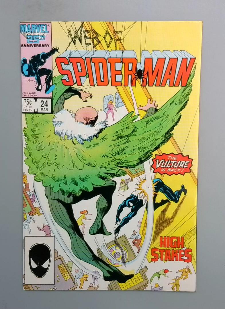 Web of Spider-Man #24, The Vulture is Back!, Marvel, 1986 JR1