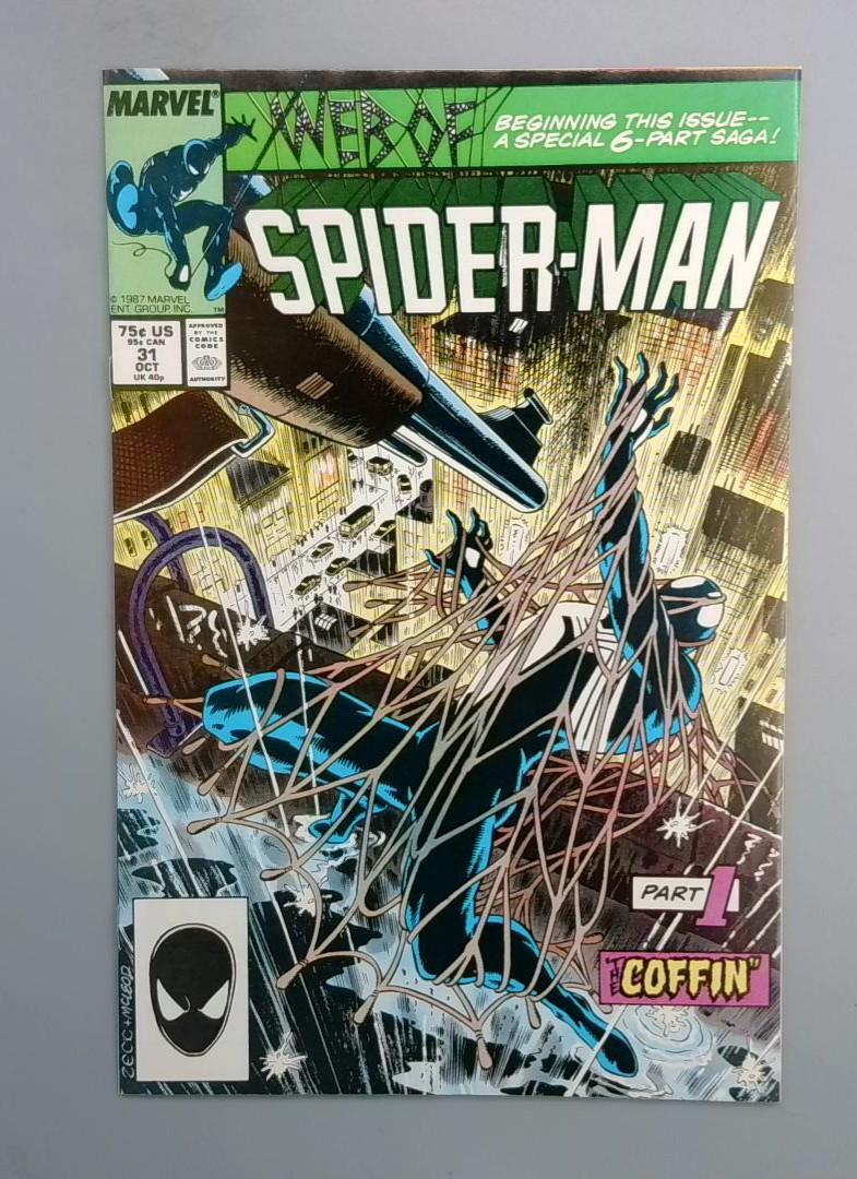 Web of Spider-Man #31 NM- Kraven's Last Hunt Part 1, Marvel, 1987 JR1