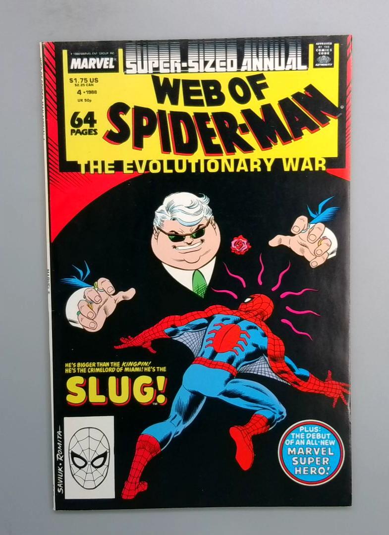 Web of Spider-Man Super-Sized Annual #4 Marvel Comics, 1988 JR1