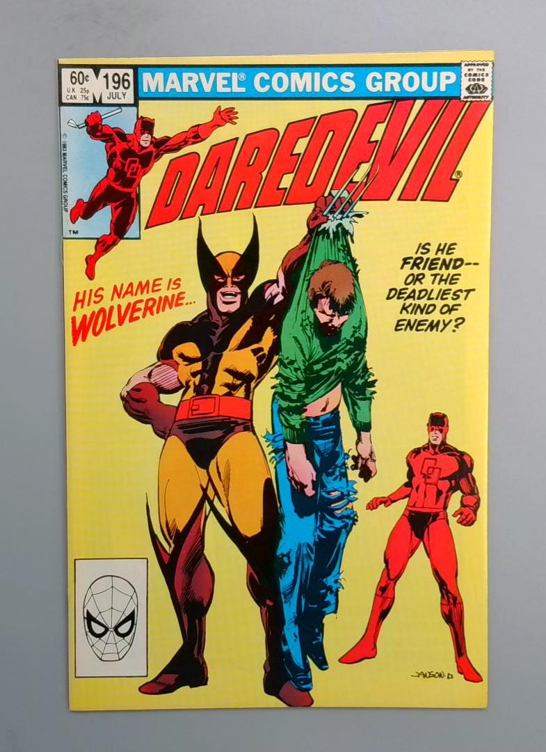 Daredevil #196, NM Wolverine Marvel Comics, 1983 JR1