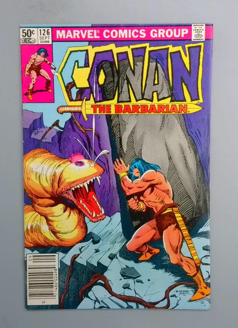 Conan the Barbarian #126, Newsstand Marvel Comics, 1981