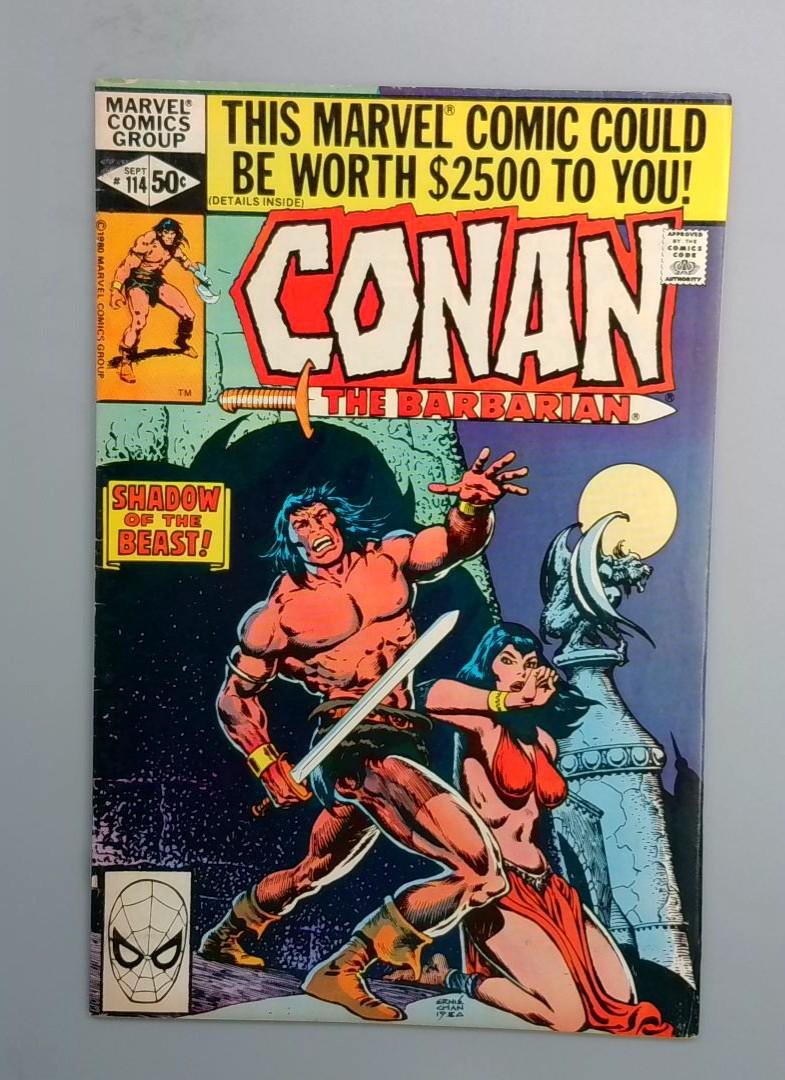 Conan the Barbarian #114, Shadow of the Beast, Marvel Comics, 1980 JR1