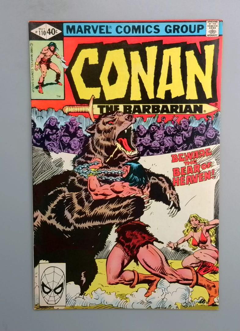 Conan the Barbarian #110, Marvel Comics Group, 1980 JR1