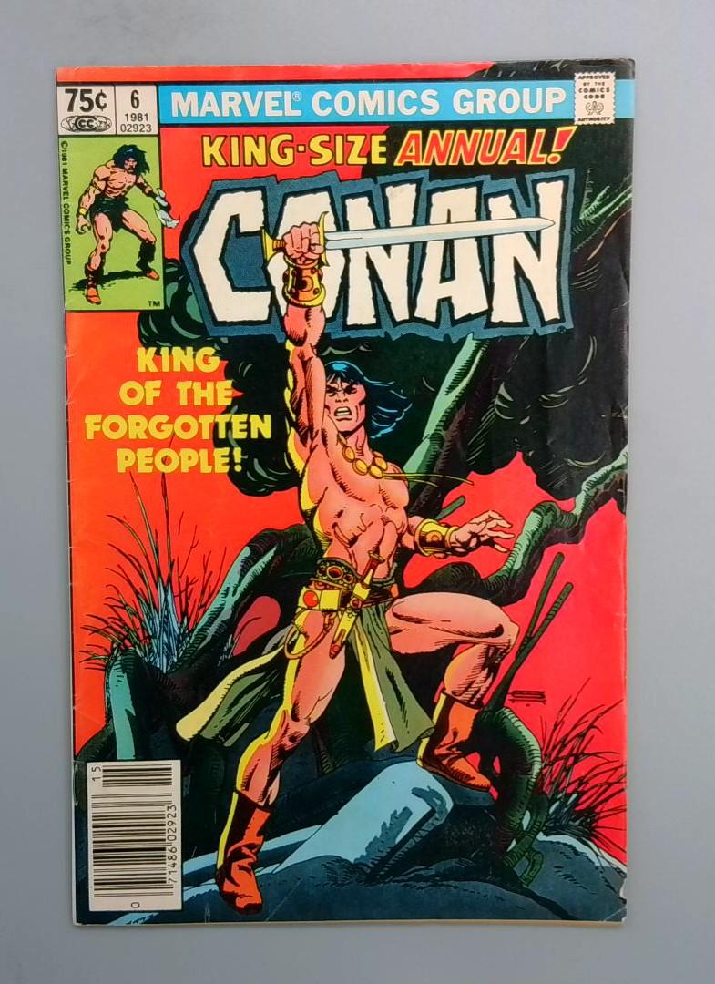 Conan King-Size Annual #6  Marvel Comics, 1981 JR1