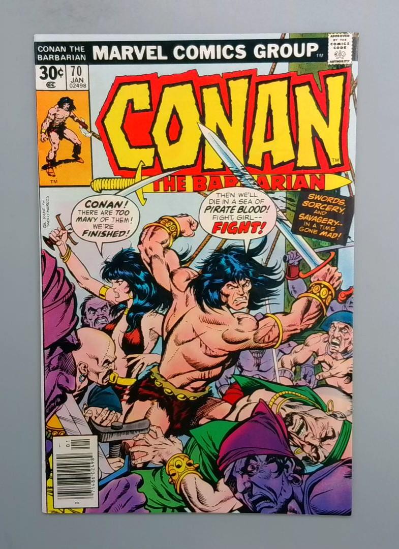 Conan the Barbarian #70, VF+ Belit Marvel Comics 1977 JR1