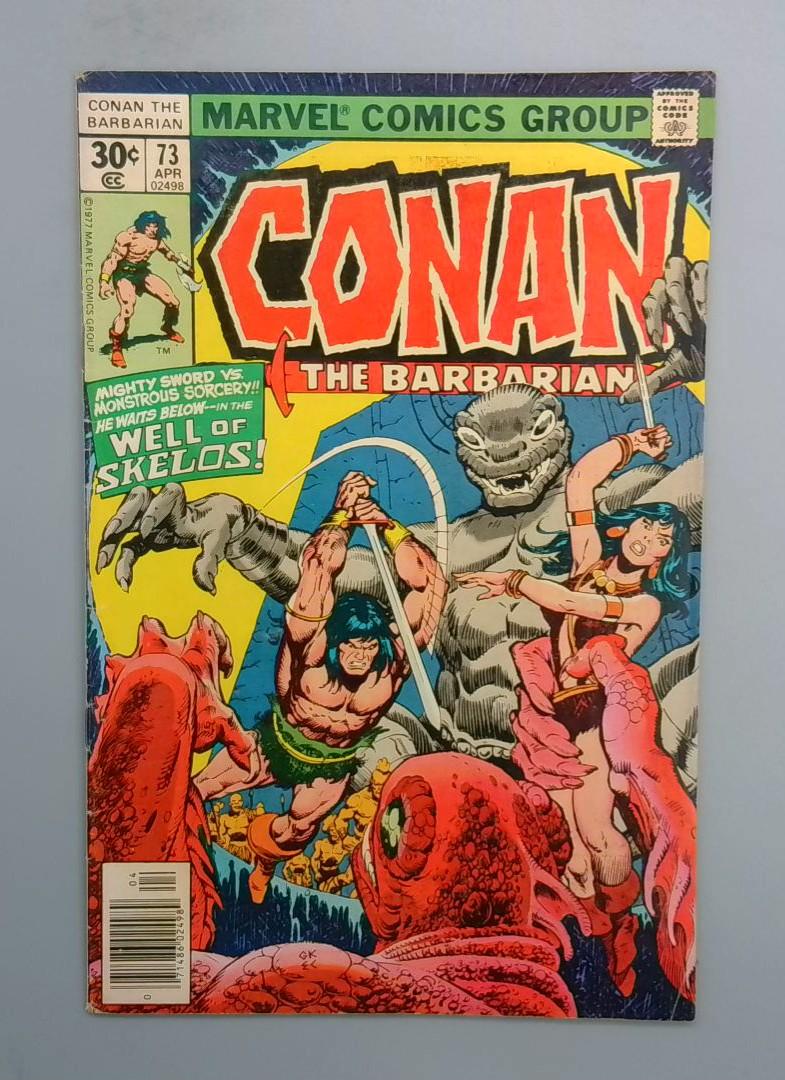 Conan the Barbarian #73, Marvel Comics Group, April 1977 JR1