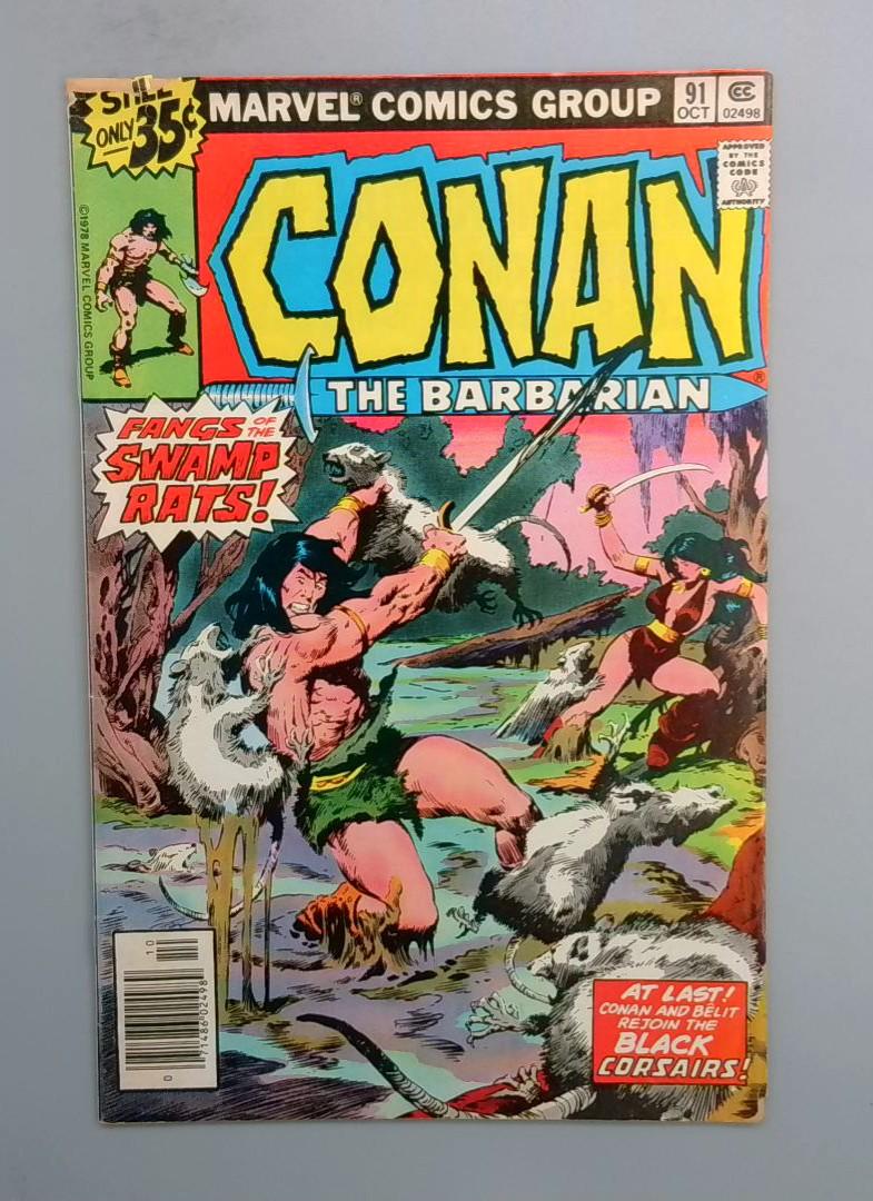 Conan the Barbarian #91, Marvel Comics Group, 1978 JR1