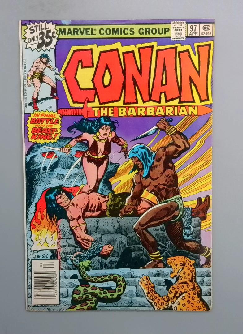 Conan the Barbarian #97, FN+ Marvel Comics 1979 JR1