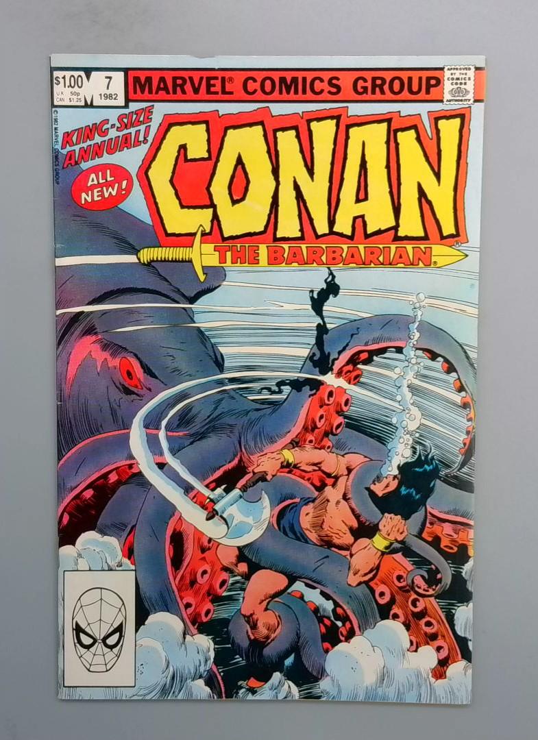 Conan the Barbarian King-Size Annual #7 Marvel Comics 1982 JR1