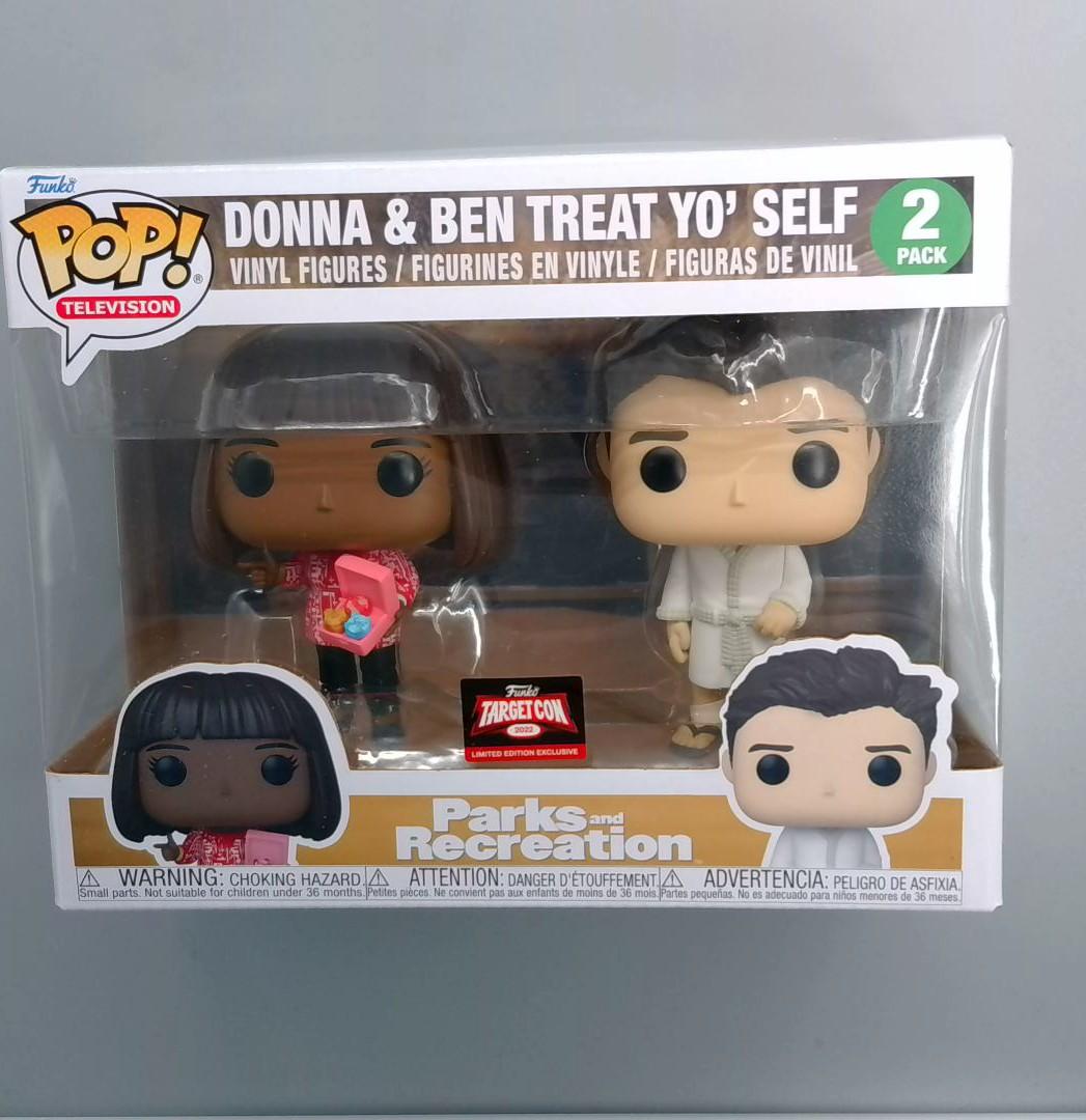 Funko Pop! Donna & Ben #2 Parks and Recreation Target Con Excl.