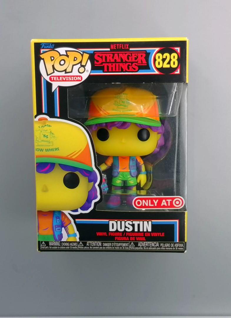 Funko Pop! Dustin #828, Stranger Things, Target Excl. Black Light