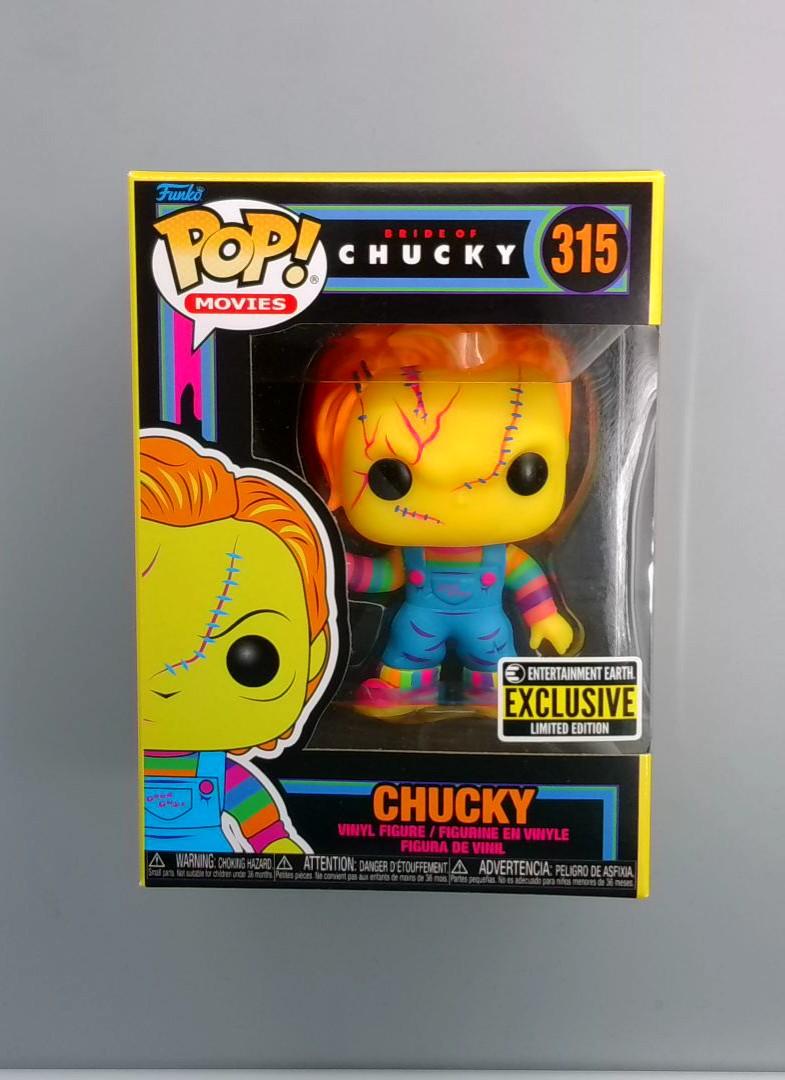 Funko Pop! Chucky #315, Bride of Chucky, Entertainment Earth Excl. Black Light
