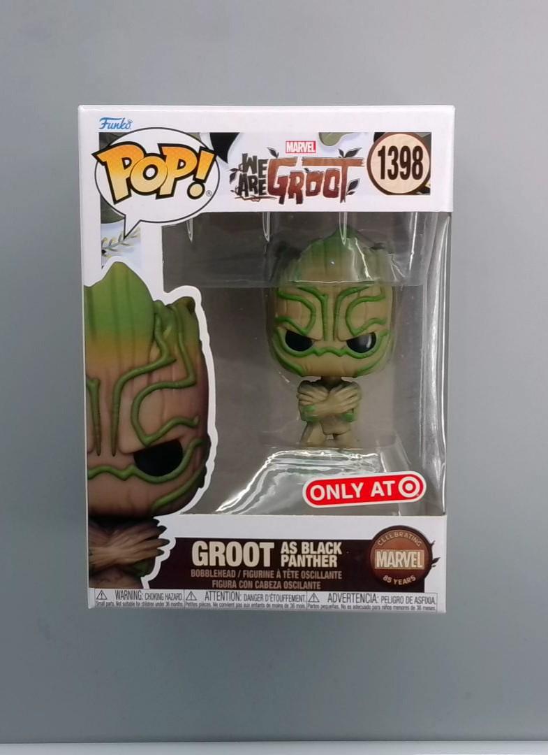 Funko Pop! Groot as Black Panther #1398, Marvel, Target Excl.