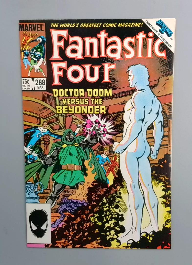 Fantastic Four #288, NM Doctor Doom Versus the Beyonder, Marvel, 1986 JR1