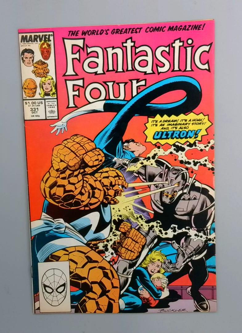 Fantastic Four #331, Ultron Marvel Comics 1989 JR1