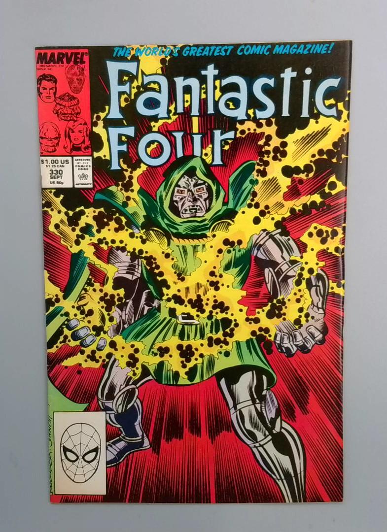 Fantastic Four #330, VF/NM Dr. Doom, Marvel Comics, 1989 JR1