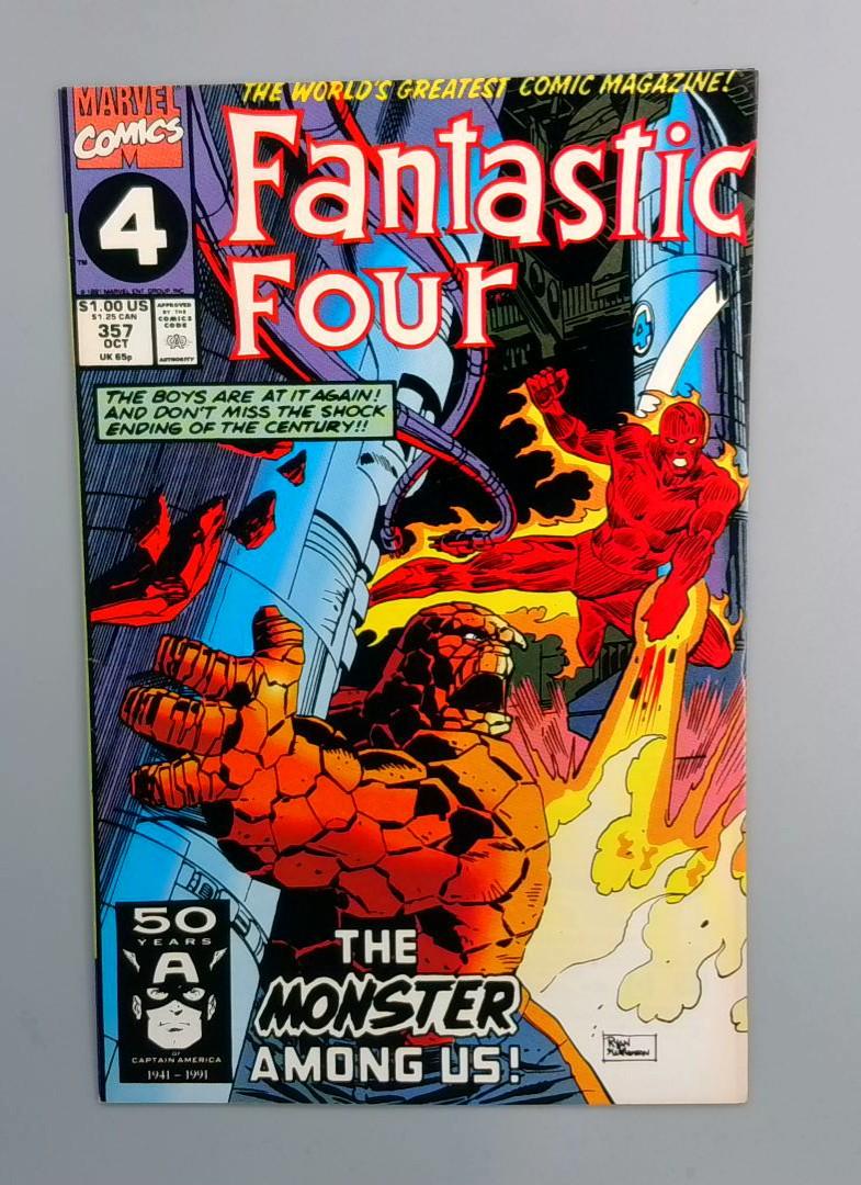 Fantastic Four #357, VF- Marvel Comics, 1991 JR1