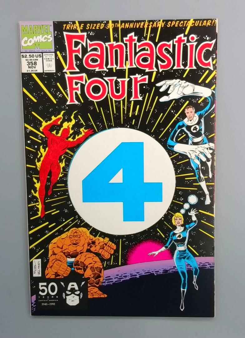 Fantastic Four #358 VF Marvel Comics, 1991 JR1