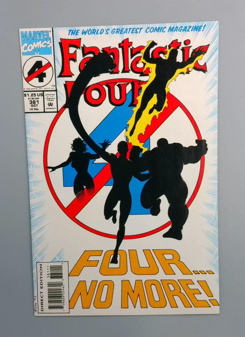 Fantastic Four #381, NM Four No More, Marvel Comics, 1993 JR1