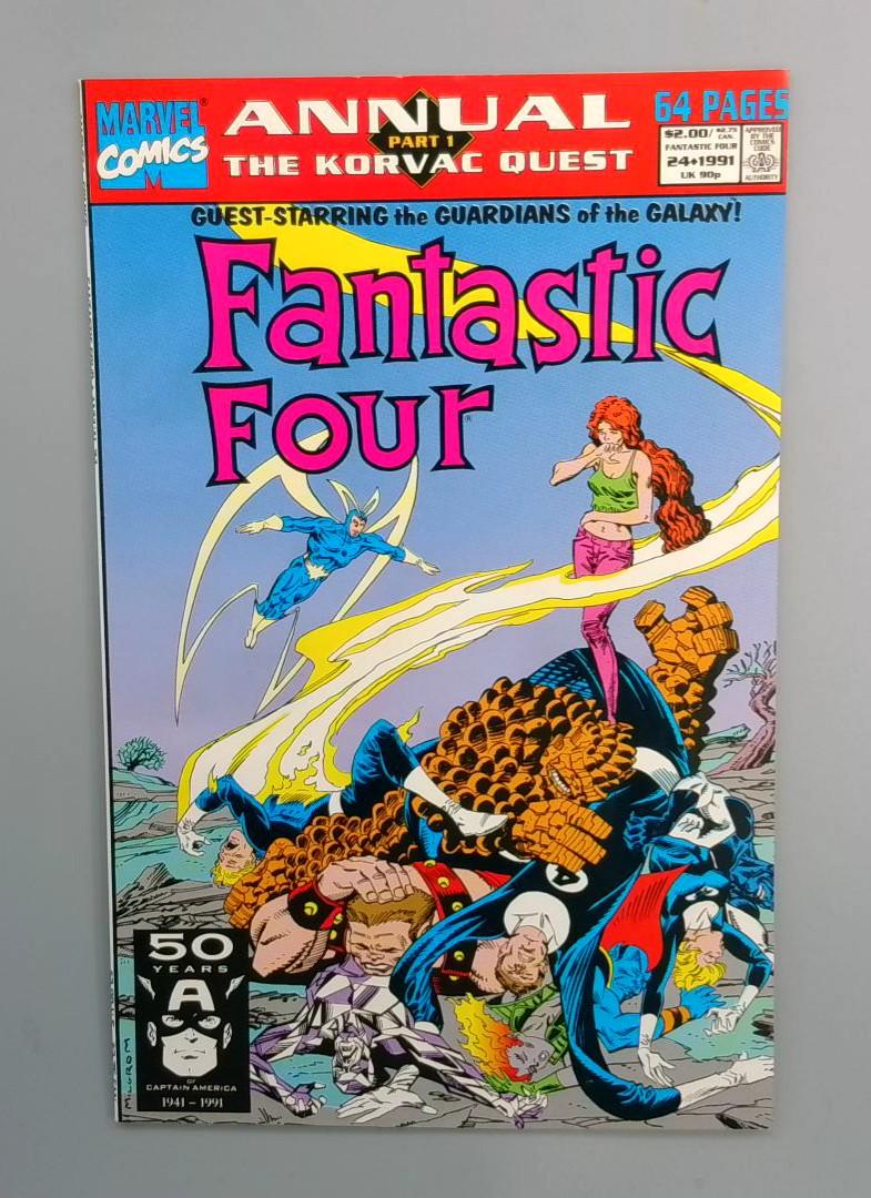 Fantastic Four Annual #24 - Part 1 The Korvac Quest - Marvel Comics - 1991