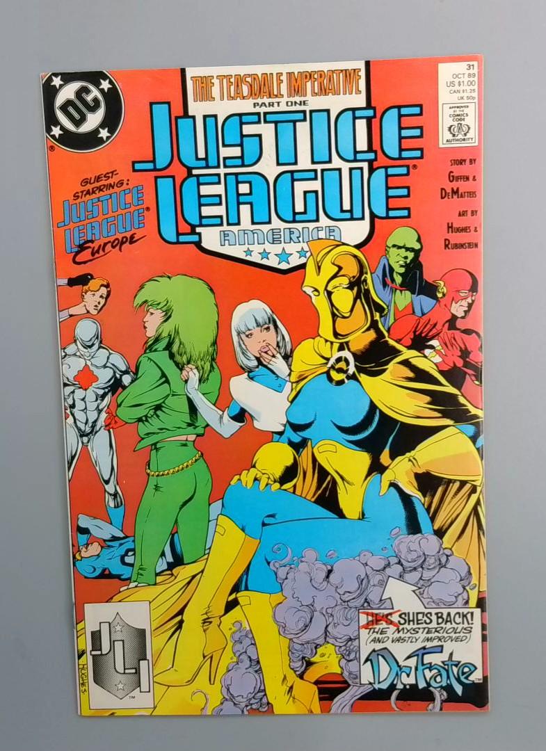 Justice League America #31 DC Comics, 1989 JR1