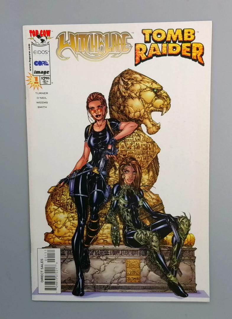 Witchblade Tomb Raider #1, NM Turner Variant Image, 1997 JR1