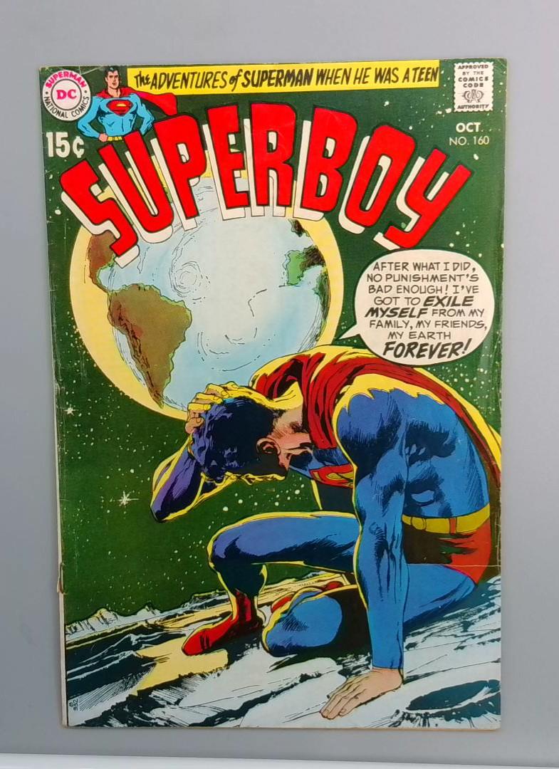 Superboy #160, Neal Adams DC Comics, Oct 1969 JR1