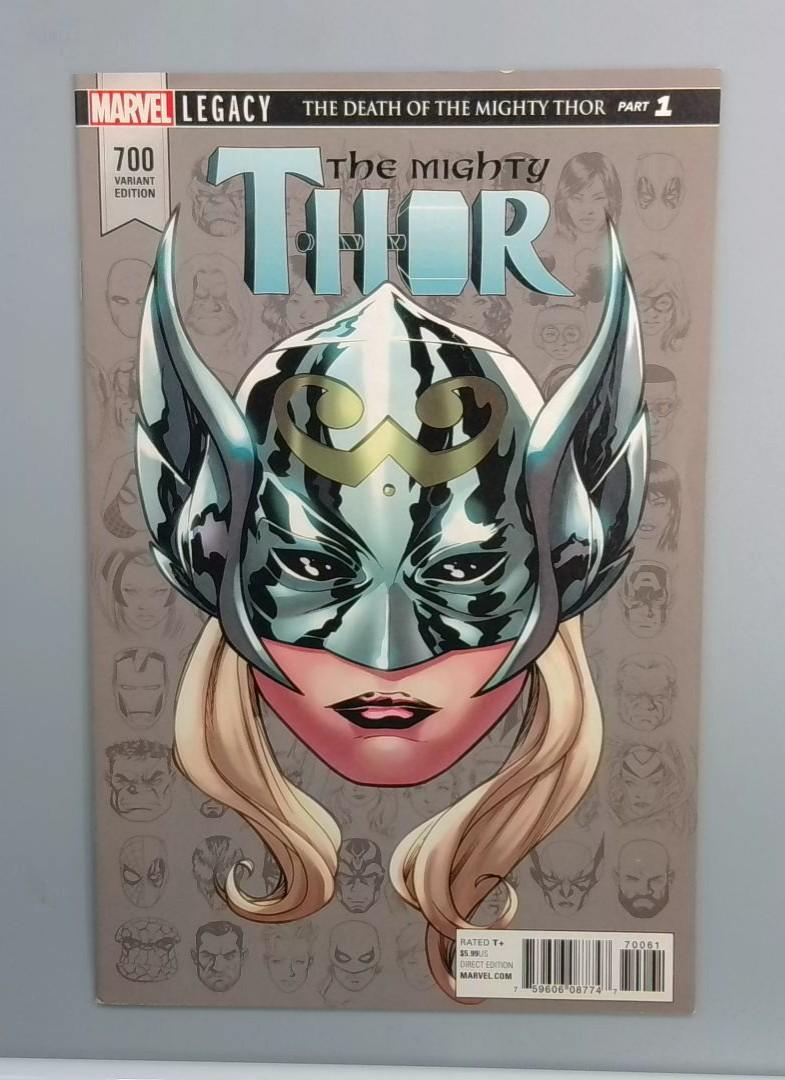 Thor #700, NM Variant Edition, Marvel, 2017 JR1