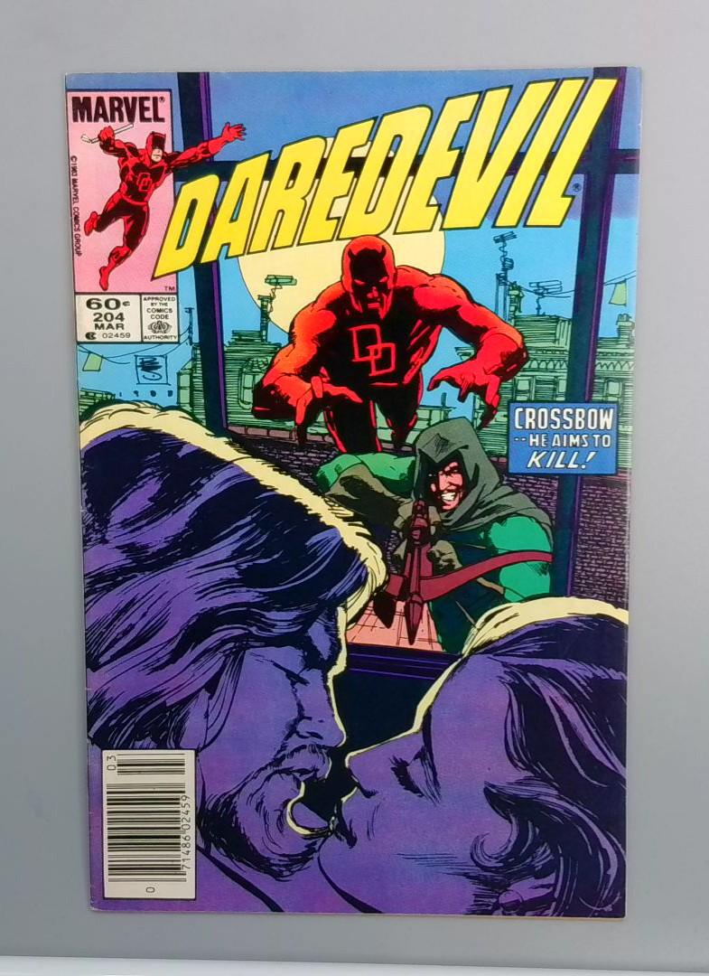 Daredevil #204, VF Newsstand Marvel, 1984 JR1