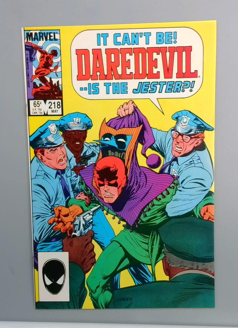 Daredevil #218, NM- Marvel, 1985 JR1