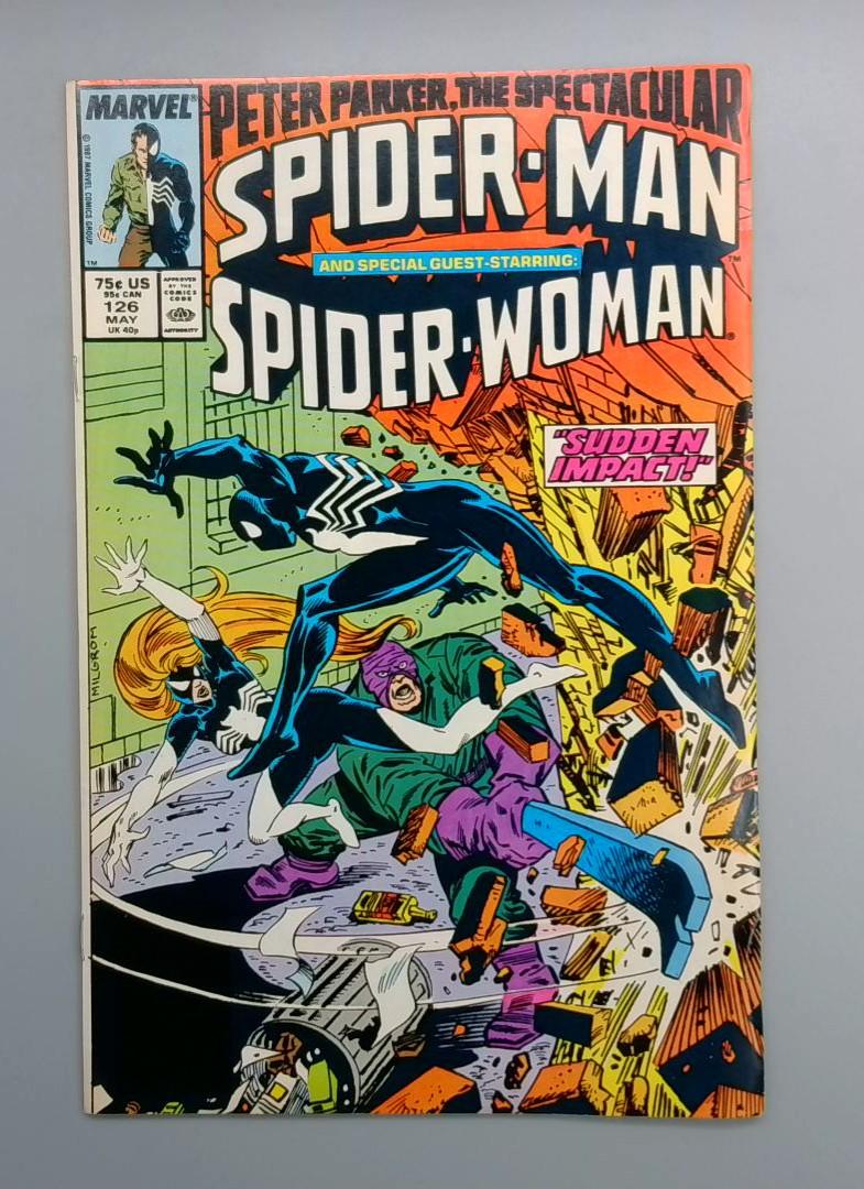 Spectacular Spider-Man #119, Wrecking Crew Marvel, 1985 JR1