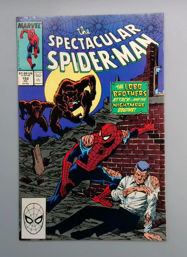 Spectacular Spider-Man #152 Marvel Comics 1989 JR1