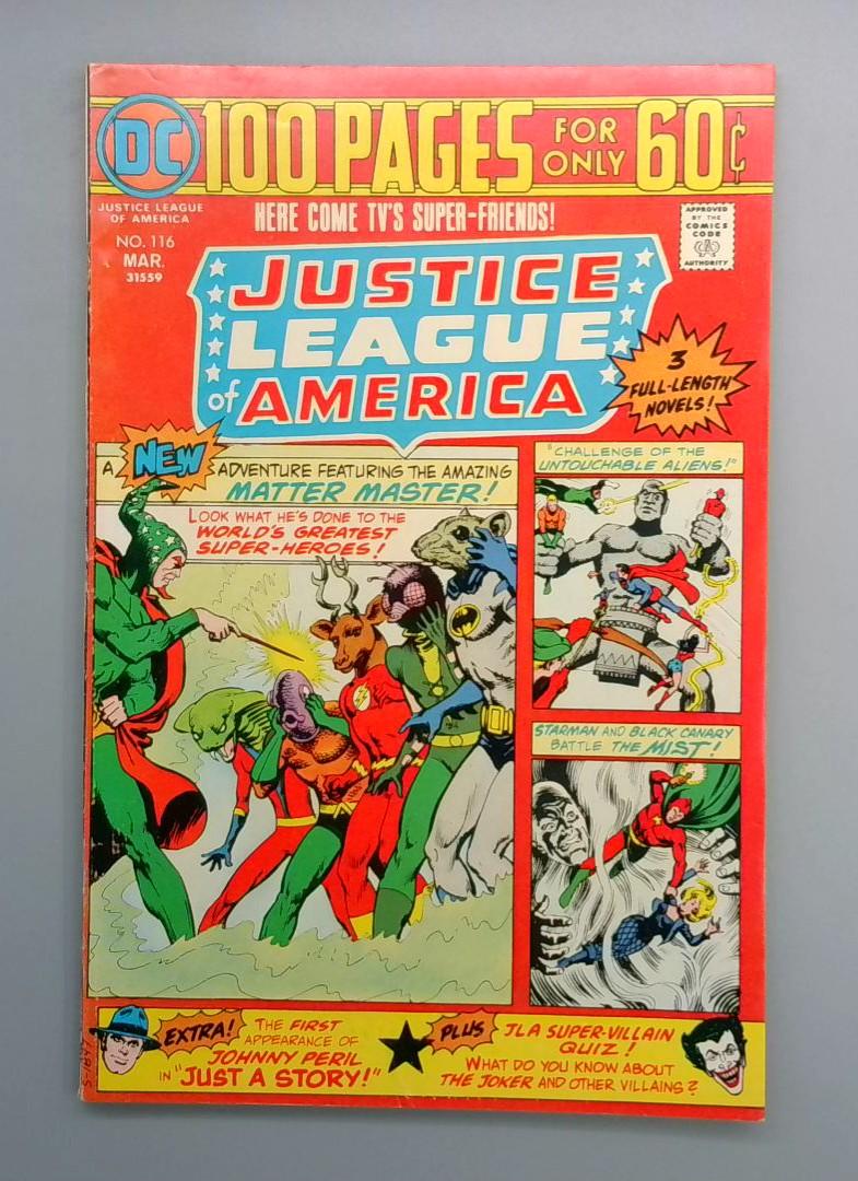 Justice League of America #116, FN DC Comics, 1975 JR1
